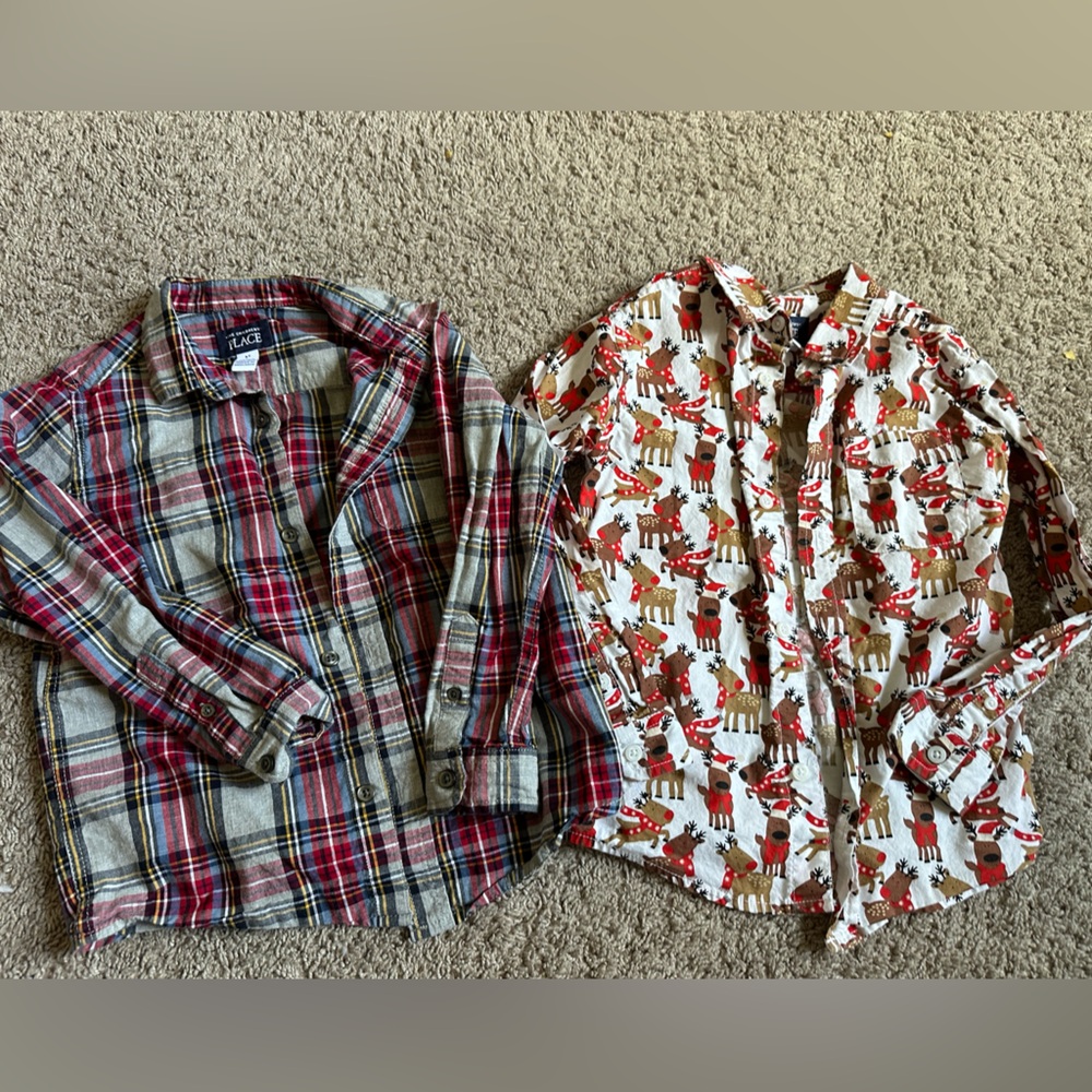 Long sleeve holiday shirt bundle